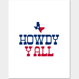 Howdy Yall Texas Cowboy #6 Posters and Art